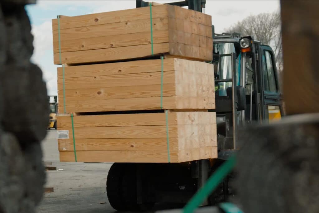 Guardrail Products | Stack of lumber | BB&S Lumber
